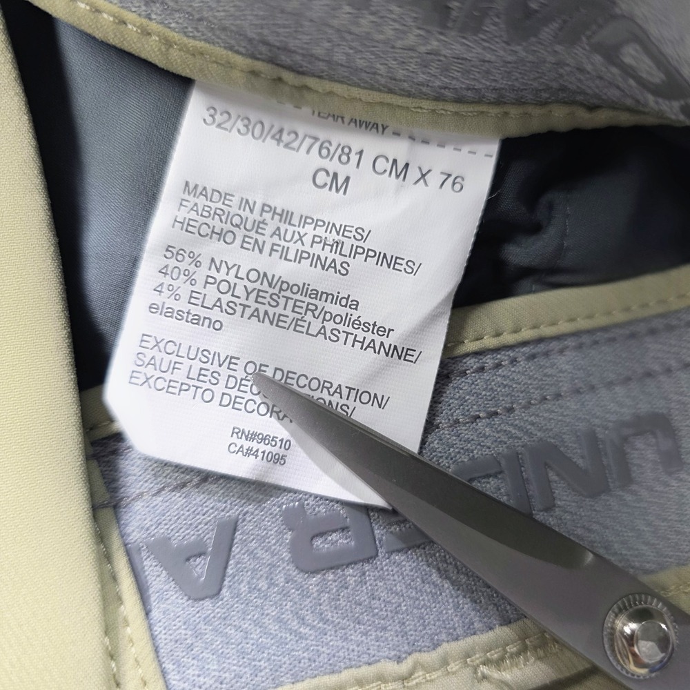 Under Armour Pants 32X30 Beige Grip Waist Chino‎ Lightweight Golf LIMITED USE - Picture 7 of 11